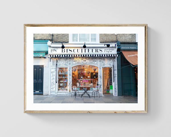 London Print, Notting Hill Cafe Photo