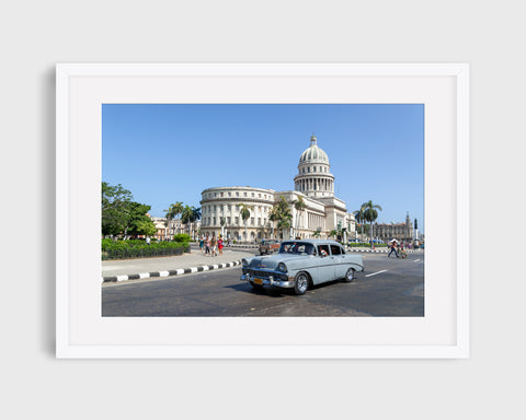 Cuba Print, Havana Capitol Building