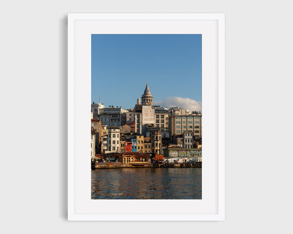 Istanbul Print Galata Tower from the Golden Horn