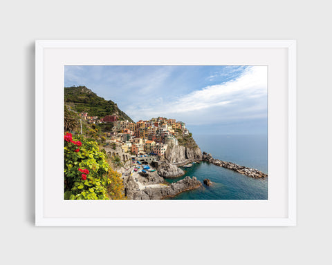 Italy Print, Cinque Terre, Manarola Photo