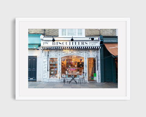 London Print, Notting Hill Cafe Photo