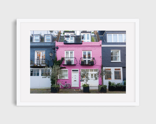 London, Notting Hill, Street of The Pink House