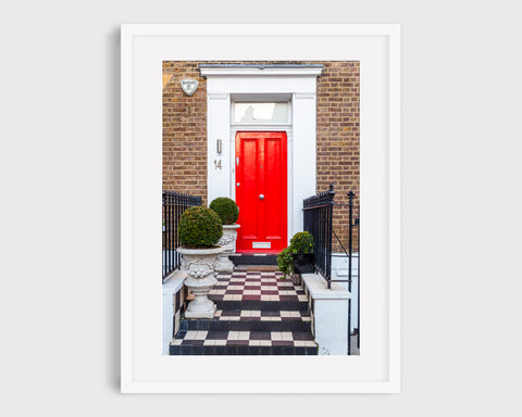 London, Notting Hill, Red Door Photo