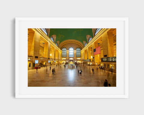 New York Print, Inside the Grand Central Station