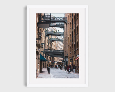 Old London Street Photo Print