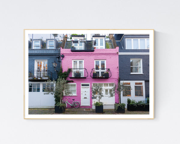 London, Notting Hill, Street of The Pink House