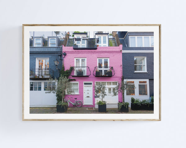 London, Notting Hill, Street of The Pink House