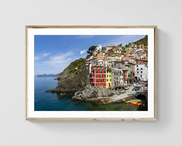 Italy Cinque Terre Travel Print - Riomaggiore