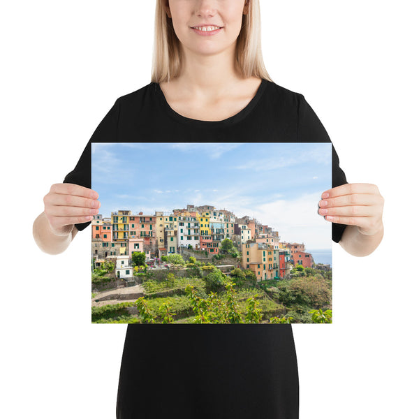 Italy Print, Cinque Terre Corniglia