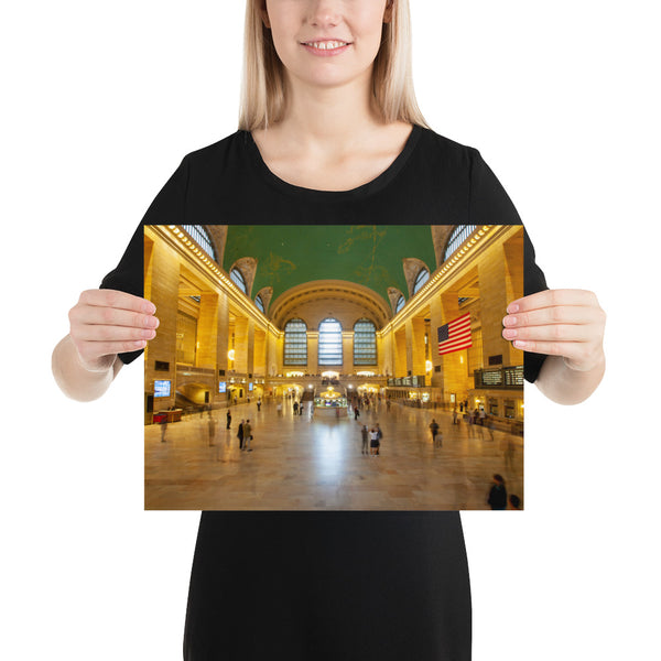 New York Print, Inside the Grand Central Station