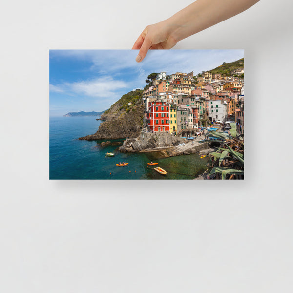 Italy Cinque Terre Travel Print - Riomaggiore 