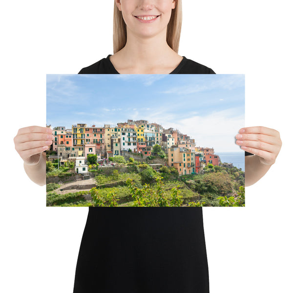 Italy Print, Cinque Terre Corniglia