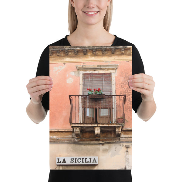 Italy Print, Sicily Taormina Photo