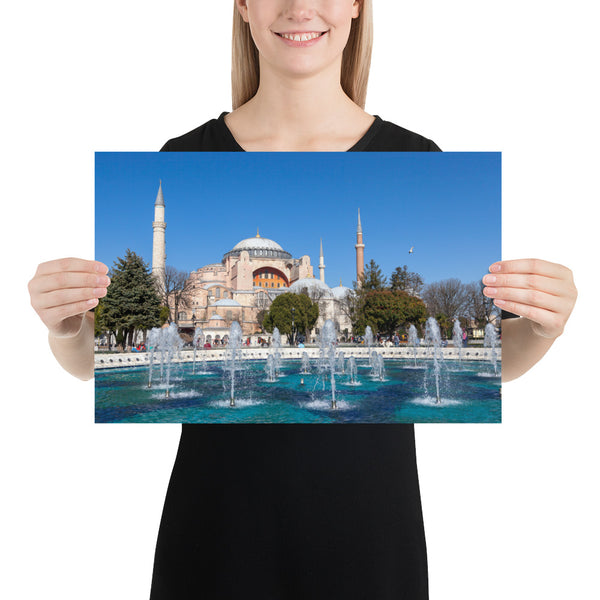 Istanbul print Hagia Sophia photo