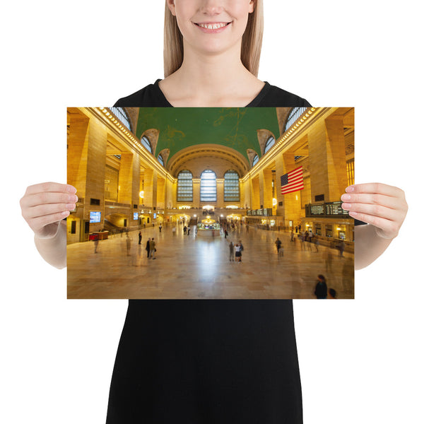 New York Print, Inside the Grand Central Station