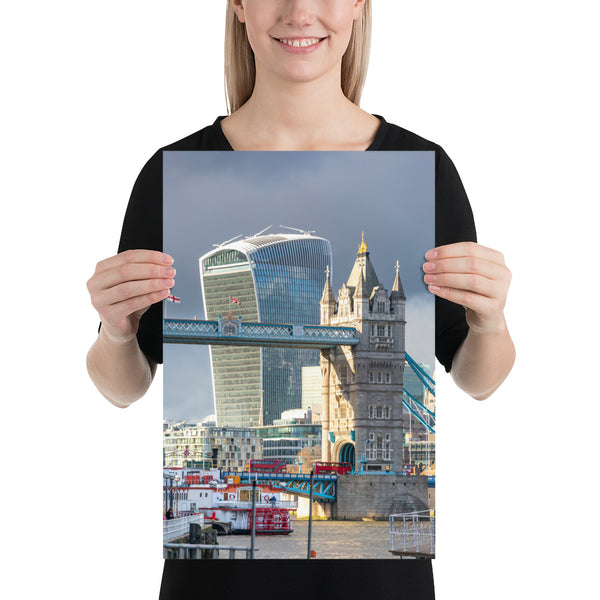 London Print, Tower Bridge and the Walkie Talkie