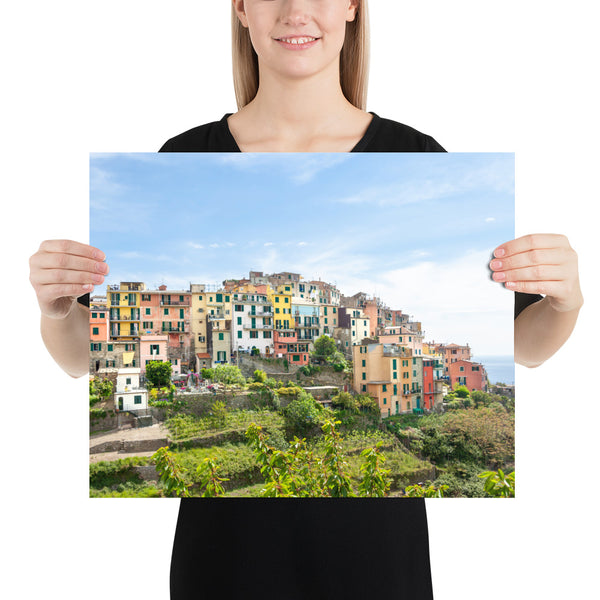 Italy Print, Cinque Terre Corniglia