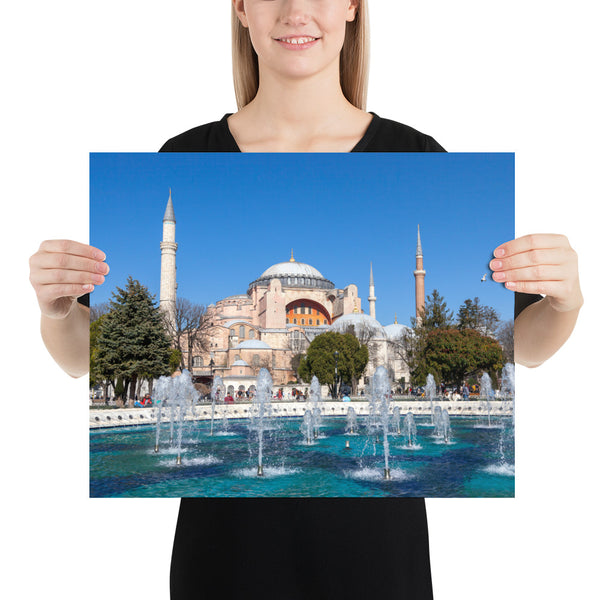 Istanbul print Hagia Sophia photo