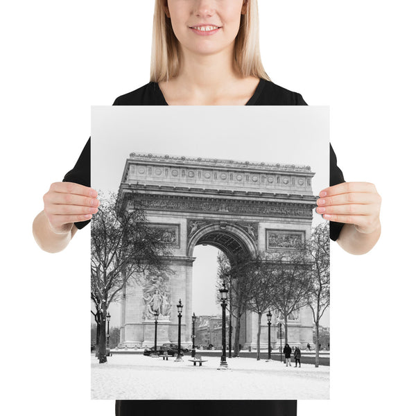 Paris Arc De Triomphe Print (vertical)