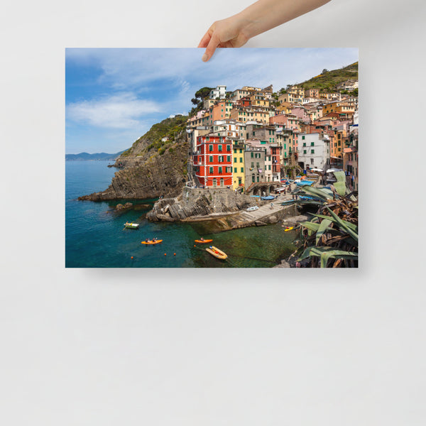  Italy Cinque Terre Travel Print - Riomaggiore 