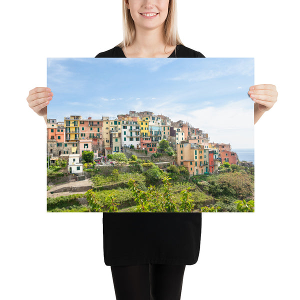 Italy Print, Cinque Terre Corniglia