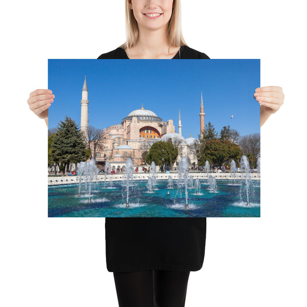 Istanbul print Hagia Sophia photo