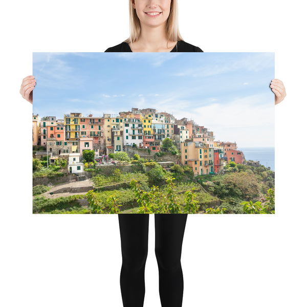 Italy Print, Cinque Terre Corniglia