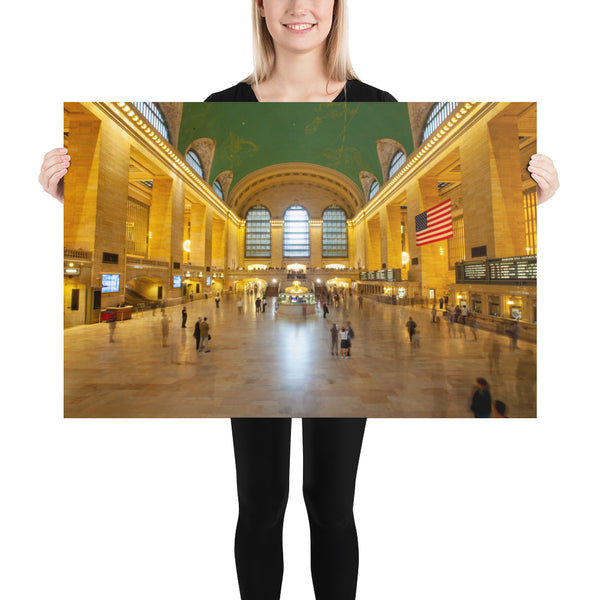 New York Print, Inside the Grand Central Station