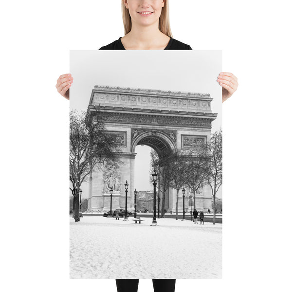 Paris Arc De Triomphe Print (vertical)