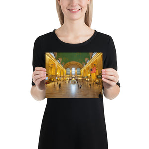 New York Print, Inside the Grand Central Station